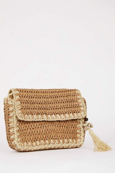 DeFacto Women's Straw Shoulder Bag E2808Axns