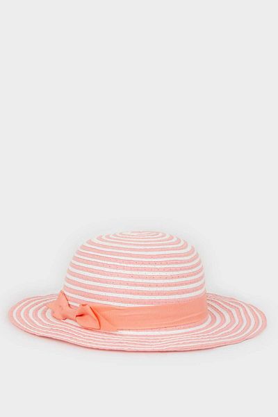 DeFacto Girl's Striped Straw Hat D8419A825Sm