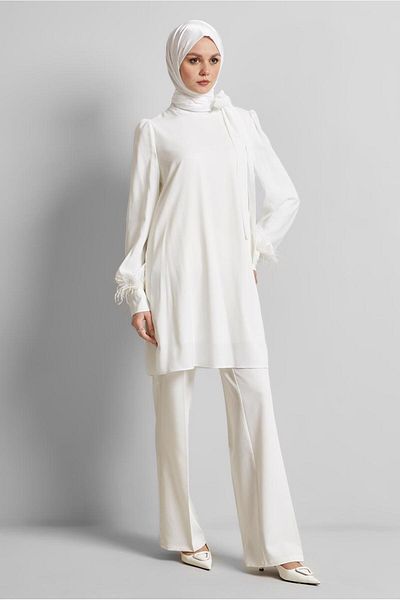 Alvina Feather Detail Tunic 45324