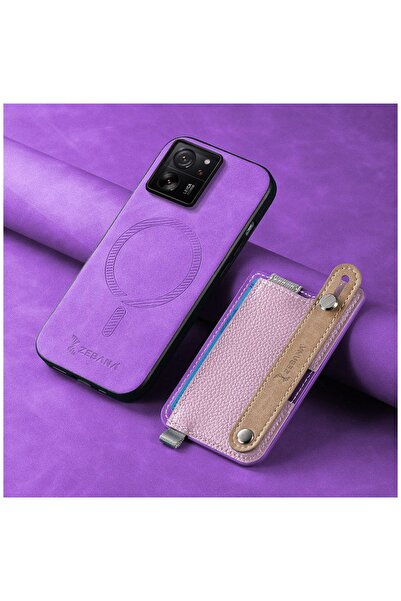 Zebana حافظة متوافقة مع هاتف Xiaomi Mi 13T Pro 2in1 حافظة جلدية ممتازة مع حام...