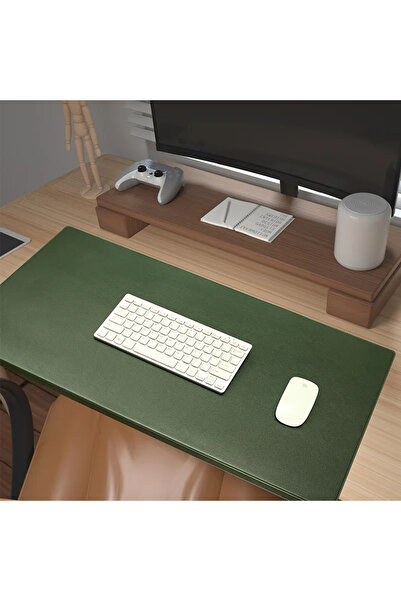 Choice 80X40CM Green Folding Big Mouse Pad Elbow Guard Wrist guard PU Leather Office Desk Mat Laptop Comput