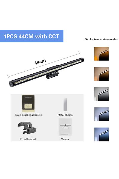 Choice 44cm Brown Rgb Led Monitor Light Bar Monitor Screen Hanging Lighting Usb Dimmable Atmosphere Desk La