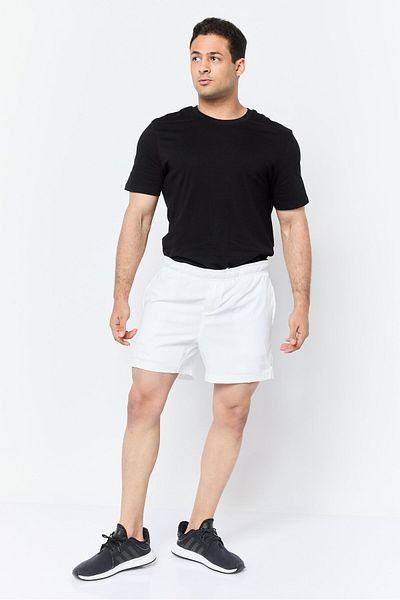 Mister Men 5 Inseam Sportswear Fit Training Shorts, White
