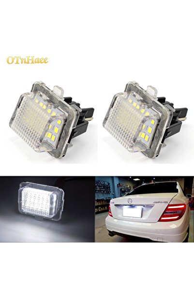Choice 6500K أبيض 2 قطعة ضوء لوحة ترخيص LED لسيارة مرسيدس بنز W204 W212 C207 ...