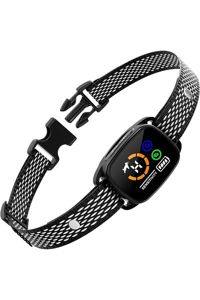 Choice Black Smart Automatic Anti Barking Dog Collar Rechargeable Vibration Stop Bark Collar Pet Accessorie