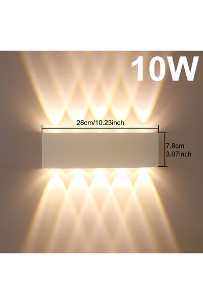 Si Solar 3000K White 10w 4W 6W 8W 10W Indoor LED Wall Lamp Telescope Simple White Interior Wall Lamp Creative