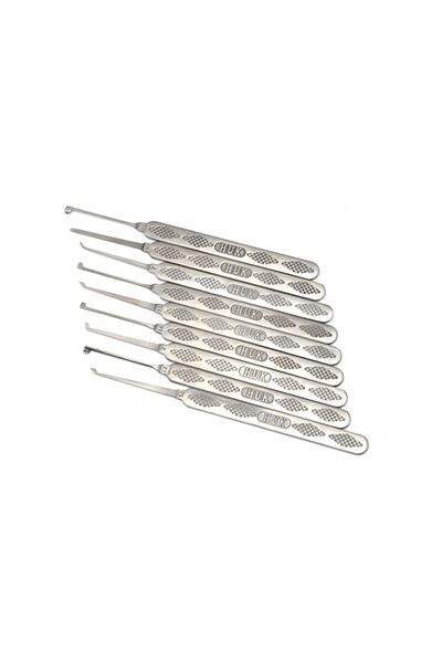 Choice Huk High Quality 18 Pieces Lock Pick Hook Set Civil Lock All-steel Tool For Hook Pick Tools Porta...