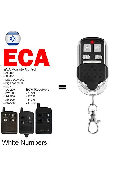 Choice 1PCS ECA Garage Gate Controller Handheld Transmitter for 81CR 82CR 84CR ACR-6 433.92mhz Remote Contr