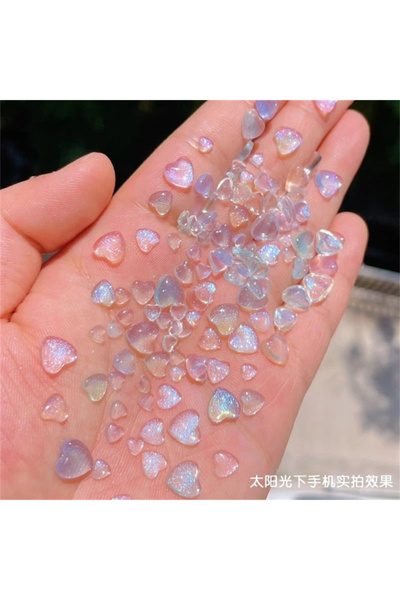 NAILFYOU 50 قطعة من إكسسوارات كاواي المصنوعة من الراتنج لتزيين الأظافر على شك...