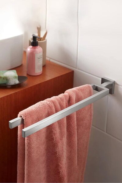 Tchibo حامل مناشف فاخر، فضي