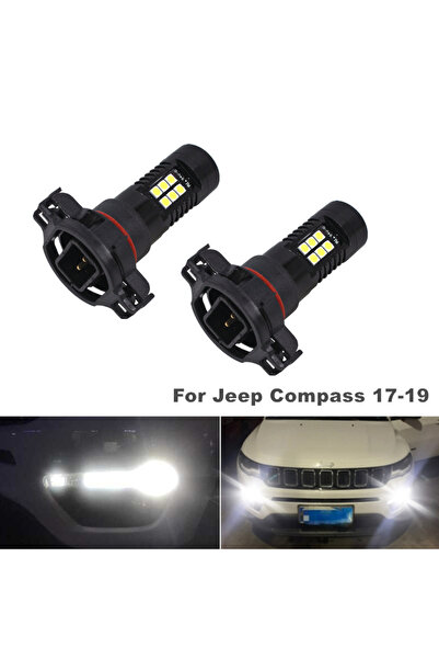 Choice 6000K أبيض 2x CANBus Free 21SMD أبيض 5202 PSX24W LED ضوء النهار DRL لس...
