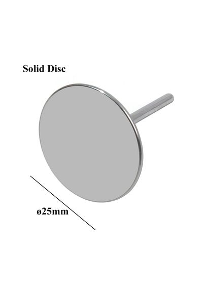 TFSCLOIN 1pc Hollow 15mm 20/25/35mm Stainless Steel Nail Sanding Paper Disc For Foot Dead Skin Calluse Remove