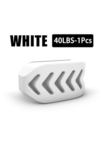 lpcbec White-40lbs 40/50/60LBS Silicone Jaw Exerciser Ball Detachable Jaw Trainer Face Facial Muscle Traine