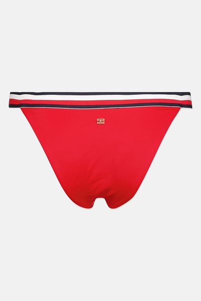 Tommy Hilfiger Women Brand Logo Bikini Bottom, Red