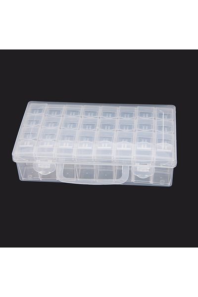 Choice 32-grid storage box 48/56/40/32/64 Grid Storage Box Diamond Painting Point Drill Box Jewelry Nail Ar
