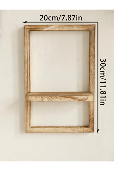 Choice KK128-BS2883 رف عرض خشبي، أرفف عائمة، أرفف خشبية ريفية، تخزين حائطي لغرفة نوم المطبخ