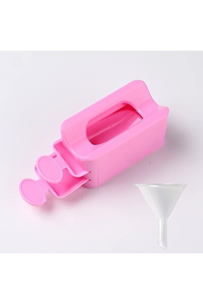 Choice1 علبة إعادة تدوير بودرة لامعة للأظافر بطبقتين وردية G-047، أداة تجميع ...