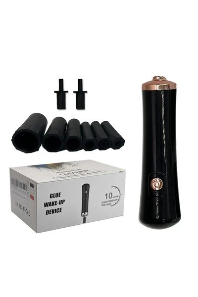 Choice جهاز اهتزاز غراء الرموش الأسود، جهاز إيقاظ كهربائي، طلاء أظافر، حبر وش...