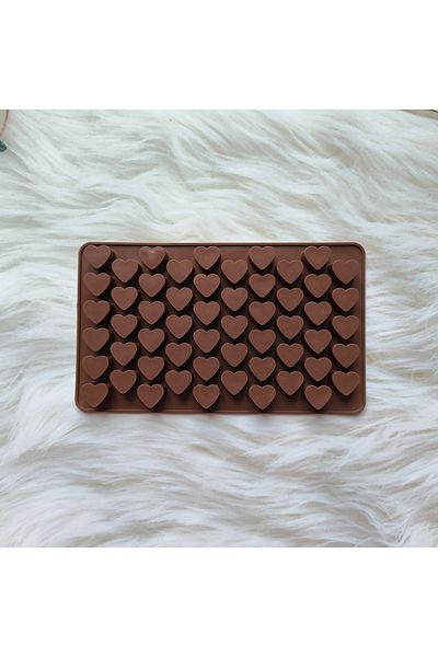 Choice Chocolate 1pc 55 Holes 3d Ice Cube Tray Mini Heart Silicone Mold Chocolate Fondant Mould Pastry Jell