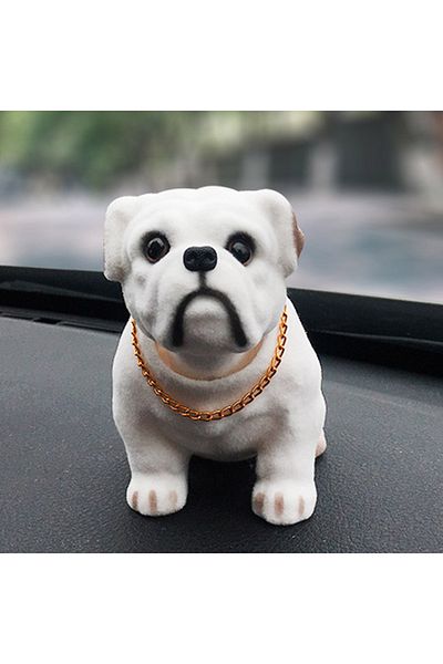 Choice style B Nodding dog shaking his head tiger doll resin simulation dog toy dashboard decoration car or
