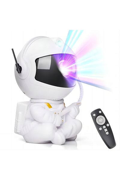 Choice White Guitar Astronaut Starry Sky Stars Projection Light Galaxy LED Light Spaceman Laser Nebula Wate