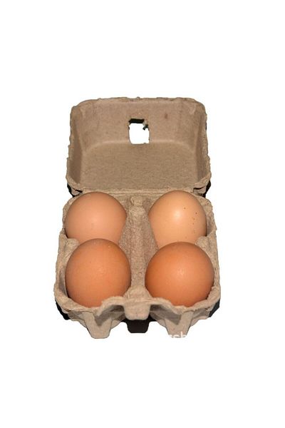 Choice 10Pcs Grids Kraft Pulp Egg Cartons Chicken Eggs Tray Egg Containers Refrigerator Empty Egg Storage B