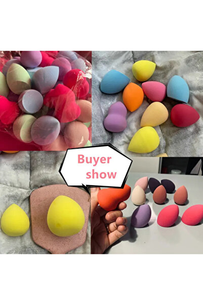 Choice17 50pcs a bag 100/50/20/10 Pcs Make Up Blender Cosmetic Puff Makeup Sponge Puff Air Cushion Egg Super