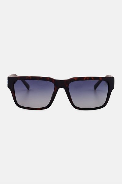 Timberland Men Tb9336h52d56 Rectangle Sunglasses, Black