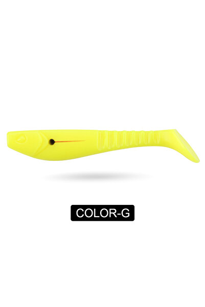 Choice طُعم صيد سمك الشبوط الناعم Color-G Spinpoler مقاس 5 بوصات من نوع Minno...