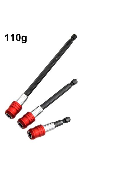Choice 3PC red set Hexagonal Handle Red Three Piece Set Quick Release Self-locking Extension Rod 60/100/150