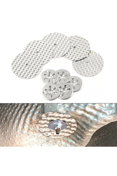 Choice Silver 10pcs/set Silver Heat Shield N90796501 Car Repair Gasket Panel Kit Installation Heat Protecti
