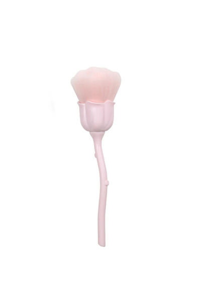 Choice Pink Flower Rose Nail Art Brush Remove Nail Dust Brushes Acrylic UV Ge...
