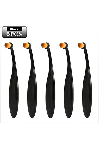 Choice 5PCS Pet Tear Stain Removal Brush Eye Cleaning Tear Stain Powder Brush Eye Poo Brush Makeup Brush Ey