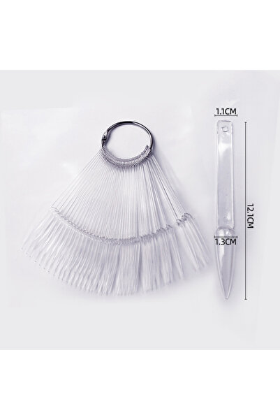 Choice 50 قطعة من منتجات أظافر Apiciform، 50 لونًا من بطاقات مروحة الأظافر، ب...