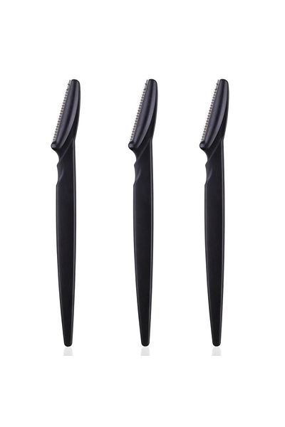 ZXZZS 3pcs Black 3/4/10Pcs Eyebrow Trimmer Face Blade Shaver Portable Eye Brow Epilation Hair Removal Safe