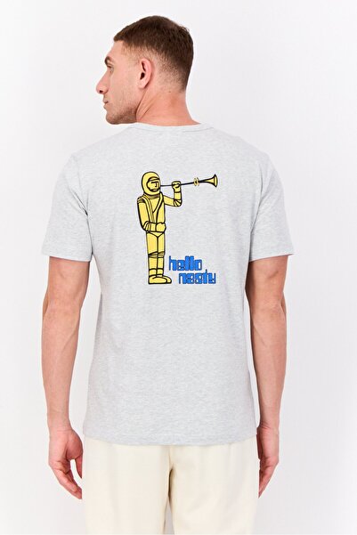 Champion Men Sportswear Fit Short Sleeves Outdoor T-Shirt, Grey Heather