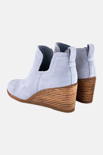 Toms Women Kallie Slip On Ankle Boots, Stone Grey