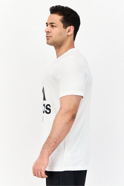 adidas Men Sportswear Fit Delhi Logo Outdoor T-shirt, White