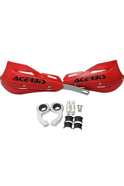 Choice red Motorcycle Hand Protector Universal 22mm 28mm Hand guards Cover Handle Mounting Kits Handguard F
