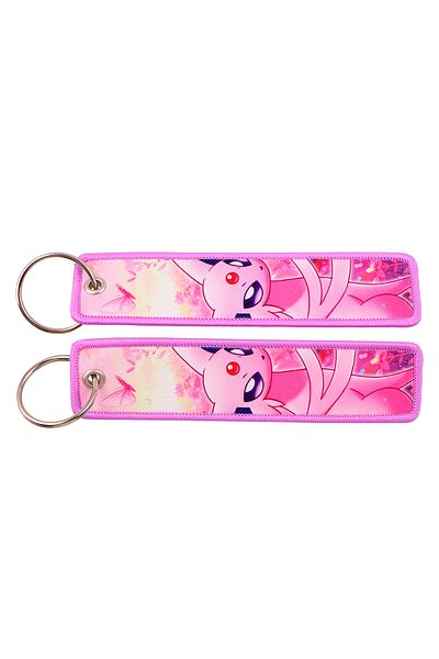 Choice 5 Stitch Cartoon Anime Keychain for Cars Backpack Key Holders Fashion Embroidery Keyrings Key Tag J.