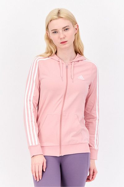 adidas Women Sportswear Fit Long Sleeves Outdoor Hoodie, Rose Gold