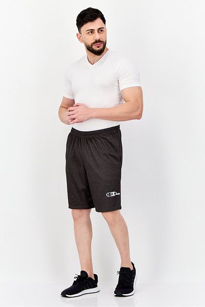 Champion Men Sportswear Fit Drawstring Training Shorts, Charcoal