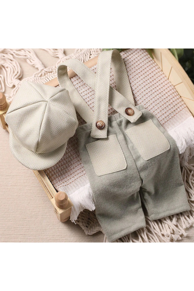 Choice 0-1Month green Ylsteed Little Gentleman Photography Outfits Newborn Bo...