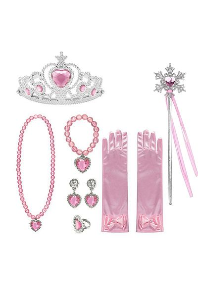 Choice A10 Princess Girls Anna Elsa Accessory Costume Photography Props Gloves Tiara Angle Fairy Wand Jewel