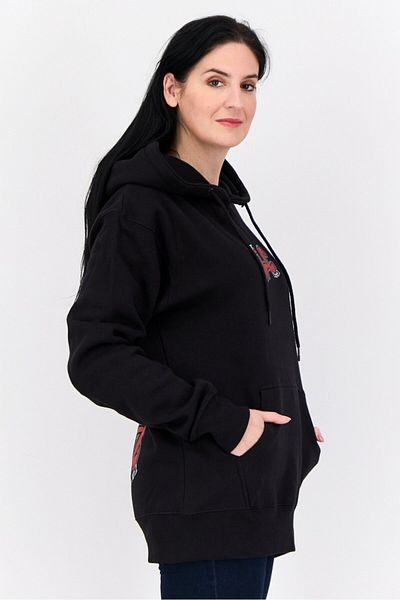 Don't Call Me Jennyfer Women Hooded Long Sleeve Graphic Print Sweatshirt, Black