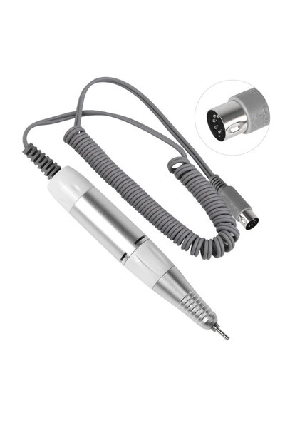 choice2 مبرد أظافر كهربائي بمقبض قلم فضي أبيض، آلة تلميع الأظافر، قطعة يدوية ...