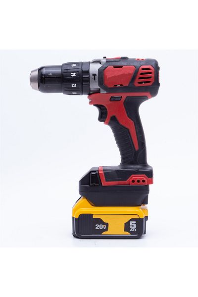 Choice Battery Converter Adapter for DeWalt 18V Li-ion to for Milwaukee 18V Power Cordless Tool W/LED Li...