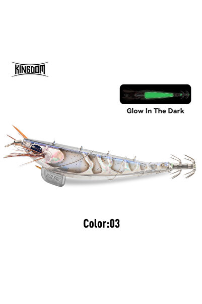 Choice كينغدوم 100 مم 03 كينغدوم سلك فولاذي لصيد الحبار 100/115 مم خشب مضيء ل...