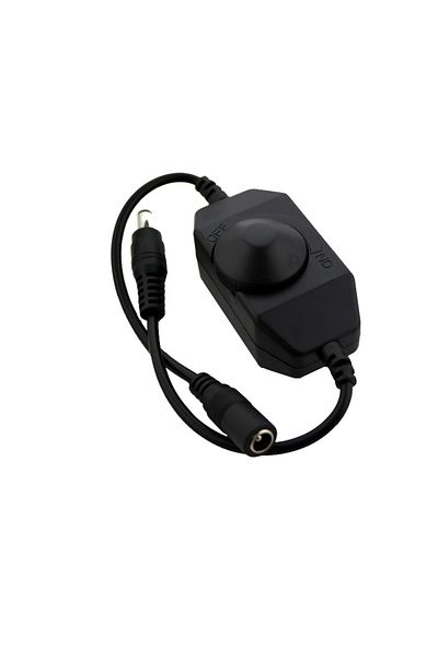 MJJC 12v 2a 24w White Led Dimmer 12v 2a 24w Knob Led Dimmer Inline Dimming Switch On Off For Single Color