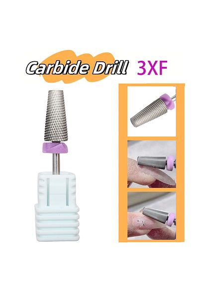 Easy Nail 3in1 XXF 1pc XXF Carbide Milling Cutter Professional Manicure Electric Rotary Manicure Machine Tungs